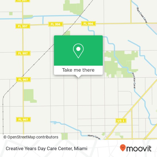 Creative Years Day Care Center map