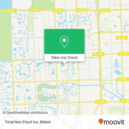 Total Non Food Inc map