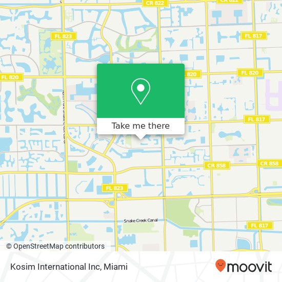 Kosim International Inc map