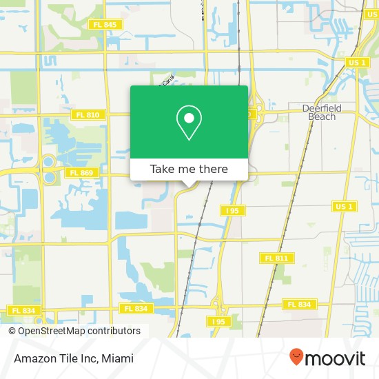 Mapa de Amazon Tile Inc