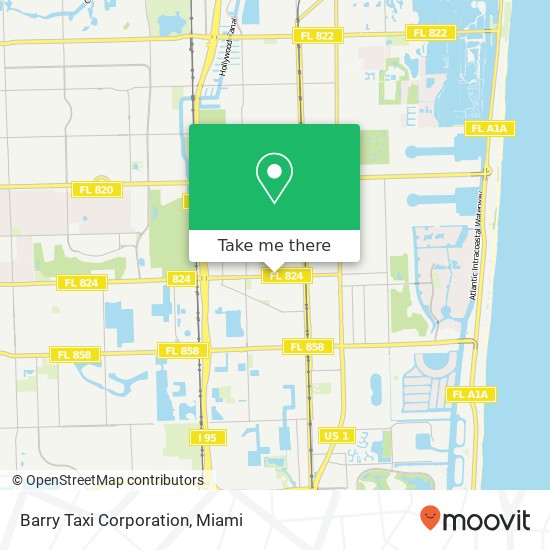 Barry Taxi Corporation map