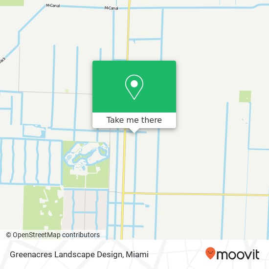 Greenacres Landscape Design map