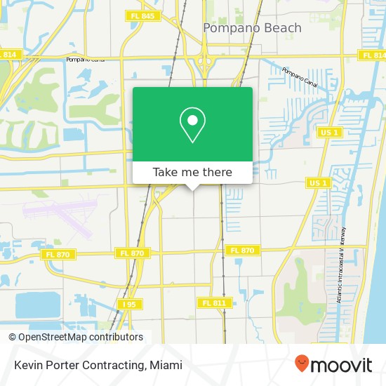 Kevin Porter Contracting map