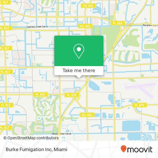 Burke Fumigation Inc map