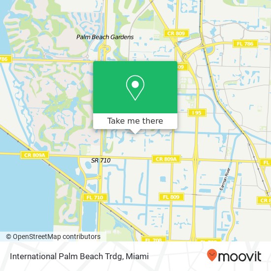Mapa de International Palm Beach Trdg