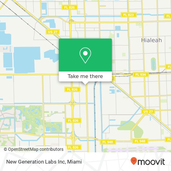 Mapa de New Generation Labs Inc