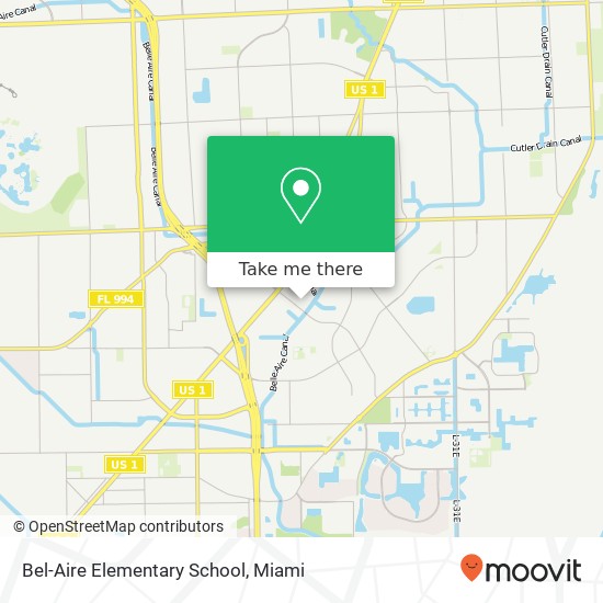 Mapa de Bel-Aire Elementary School