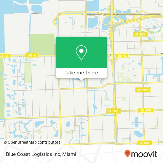 Mapa de Blue Coast Logistics Inc