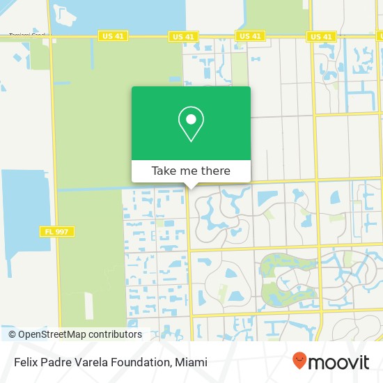 Felix Padre Varela Foundation map