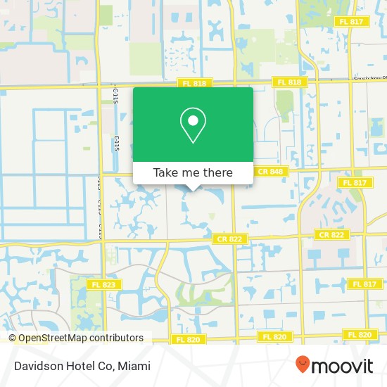 Mapa de Davidson Hotel Co