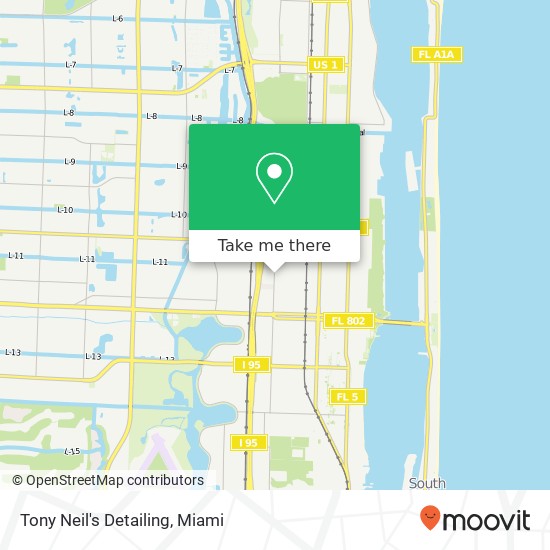 Tony Neil's Detailing map