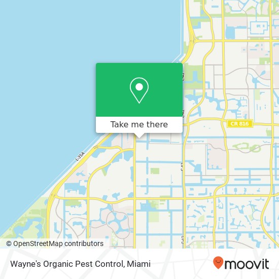 Mapa de Wayne's Organic Pest Control