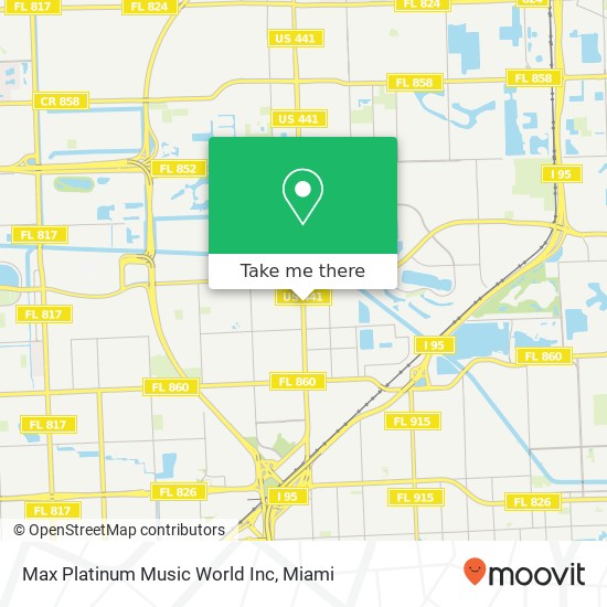 Mapa de Max Platinum Music World Inc