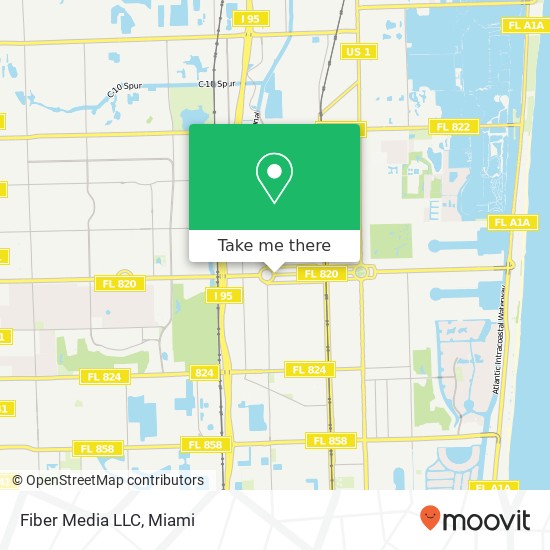 Mapa de Fiber Media LLC