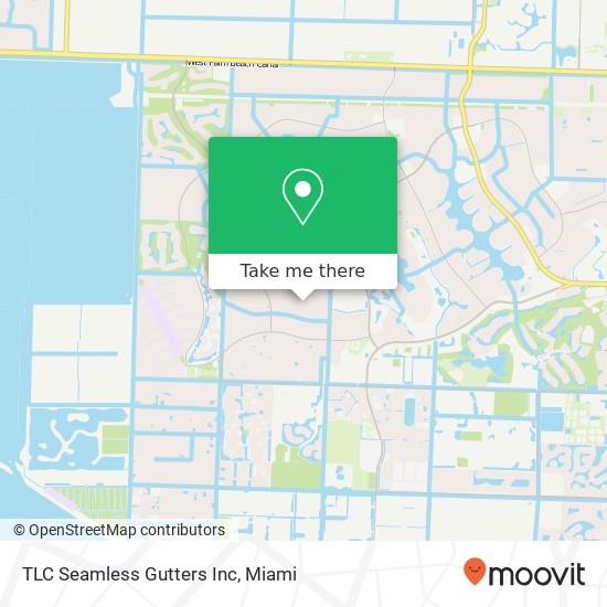 Mapa de TLC Seamless Gutters Inc
