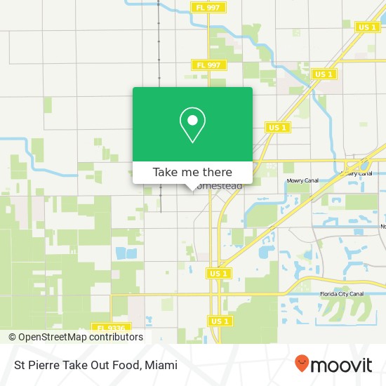 St Pierre Take Out Food map