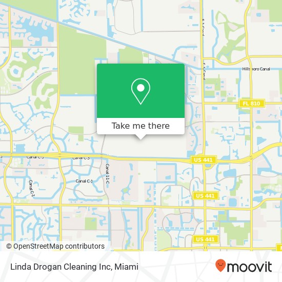 Mapa de Linda Drogan Cleaning Inc