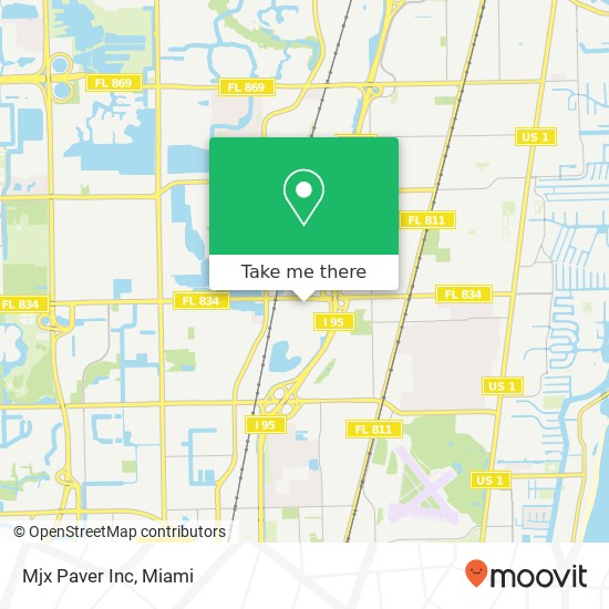Mapa de Mjx Paver Inc