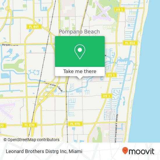 Leonard Brothers Distrg Inc map