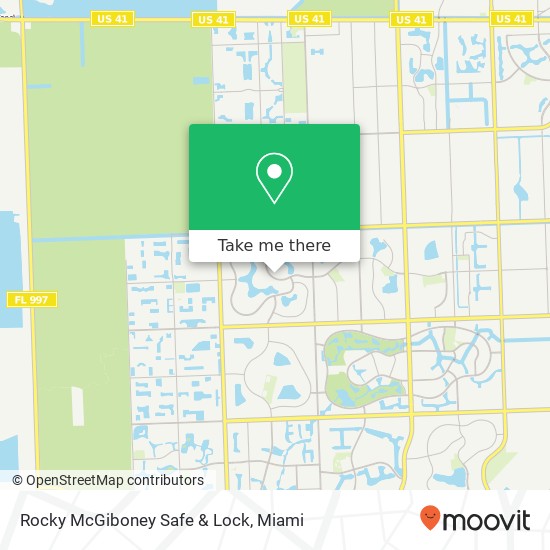 Rocky McGiboney Safe & Lock map