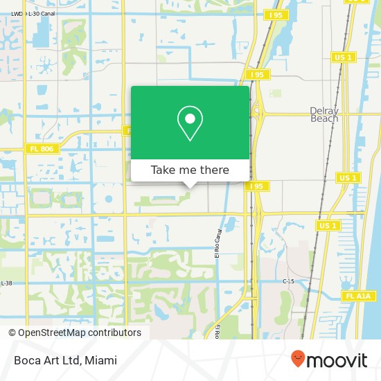 Mapa de Boca Art Ltd
