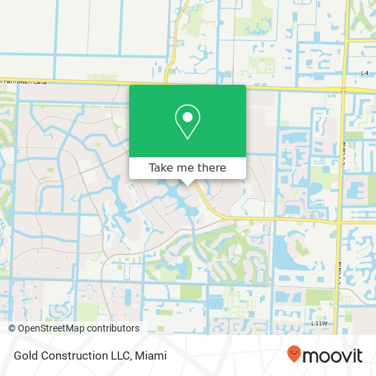 Gold Construction LLC map