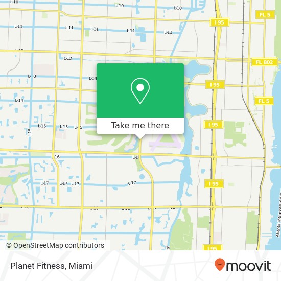 Planet Fitness map