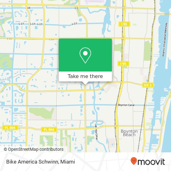 Bike America Schwinn map
