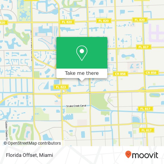 Florida Offset map