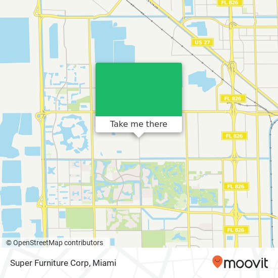 Mapa de Super Furniture Corp