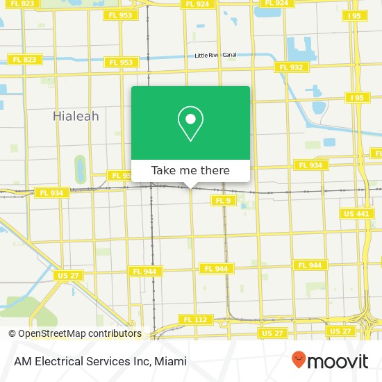 Mapa de AM Electrical Services Inc