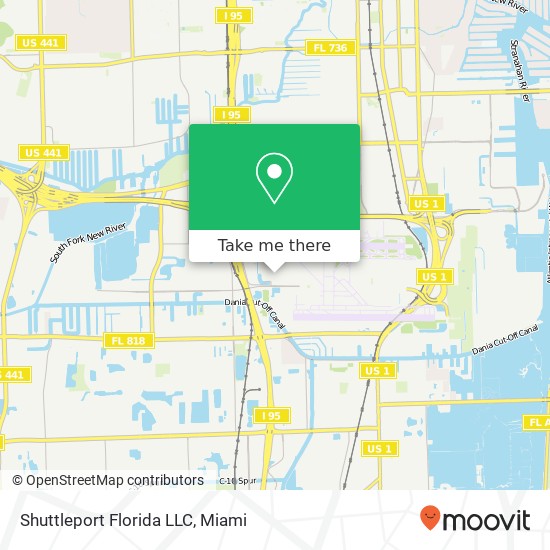 Mapa de Shuttleport Florida LLC