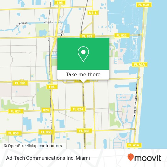 Mapa de Ad-Tech Communications Inc