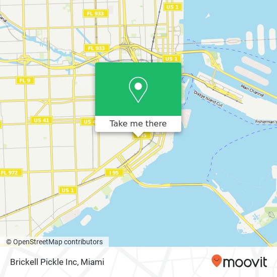 Mapa de Brickell Pickle Inc