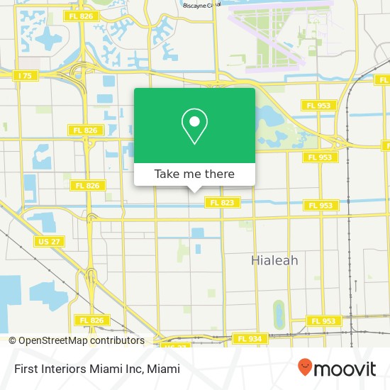 Mapa de First Interiors Miami Inc