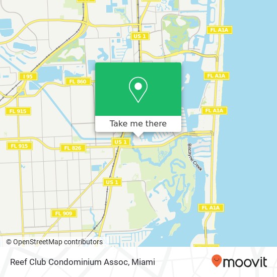 Mapa de Reef Club Condominium Assoc