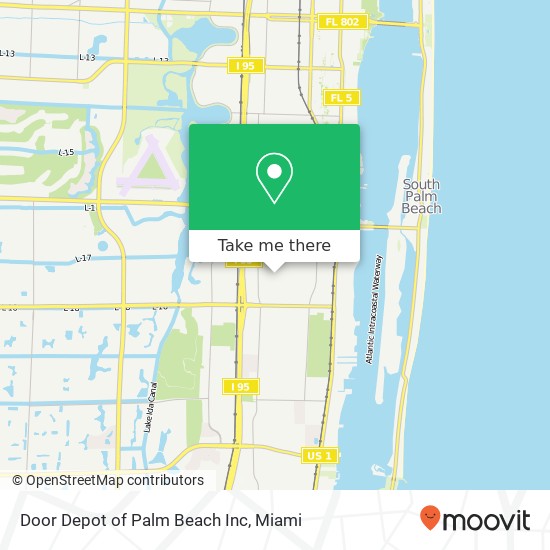 Mapa de Door Depot of Palm Beach Inc