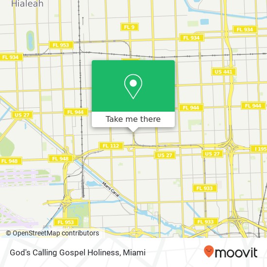 Mapa de God's Calling Gospel Holiness