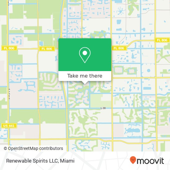 Renewable Spirits LLC map