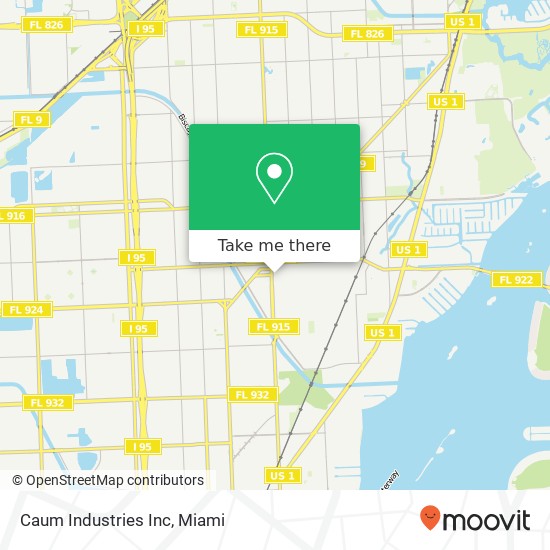 Mapa de Caum Industries Inc