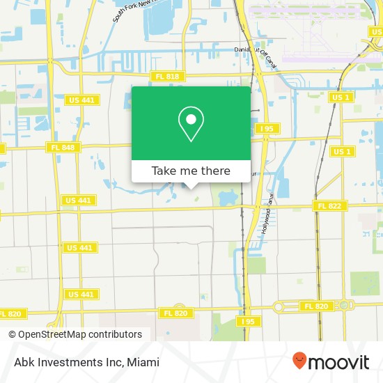 Abk Investments Inc map