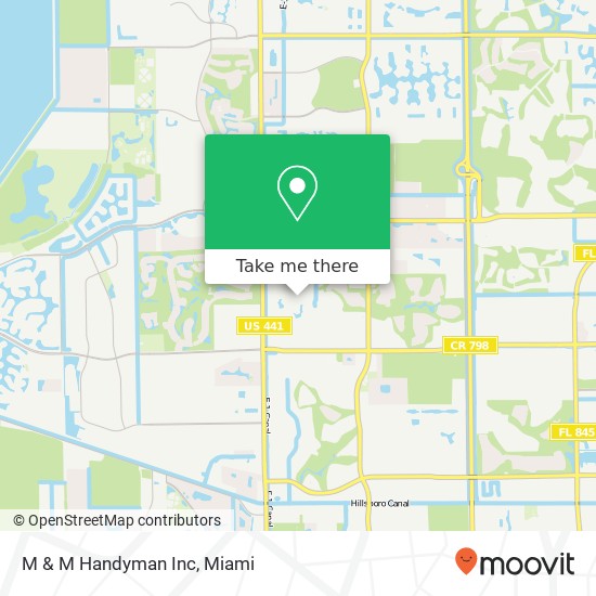 Mapa de M & M Handyman Inc