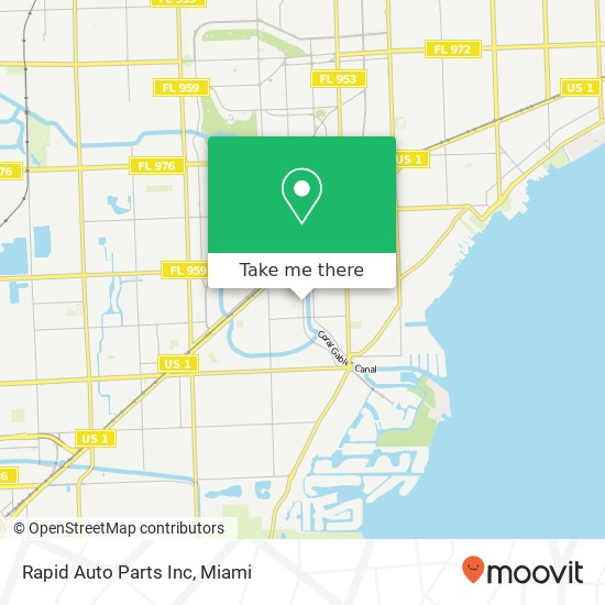 Mapa de Rapid Auto Parts Inc