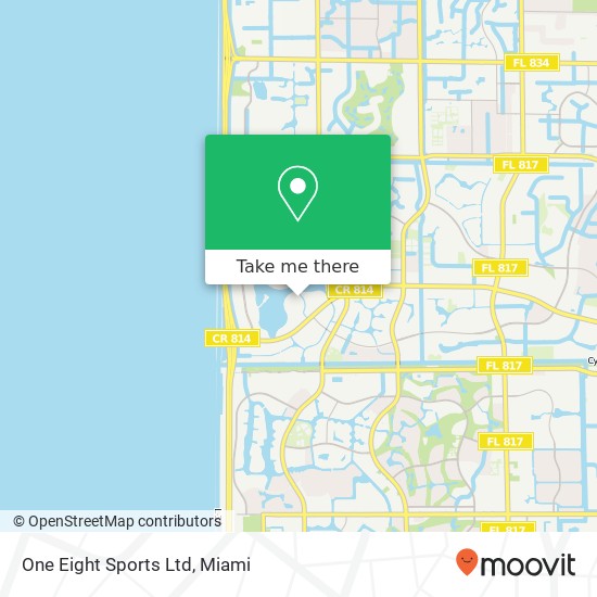 One Eight Sports Ltd map