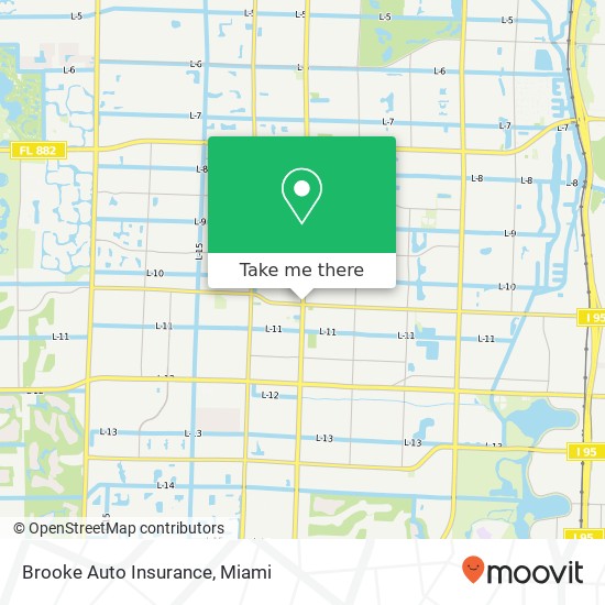 Mapa de Brooke Auto Insurance