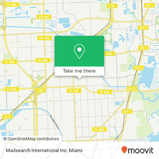 Mapa de Madsearch International Inc