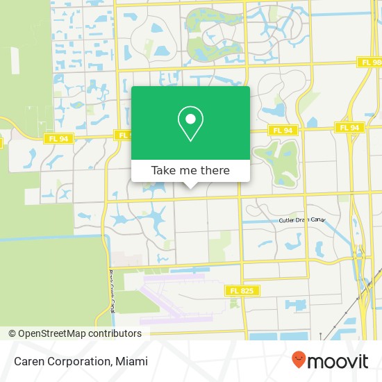 Caren Corporation map