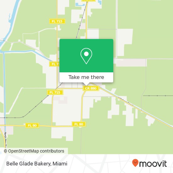 Belle Glade Bakery map