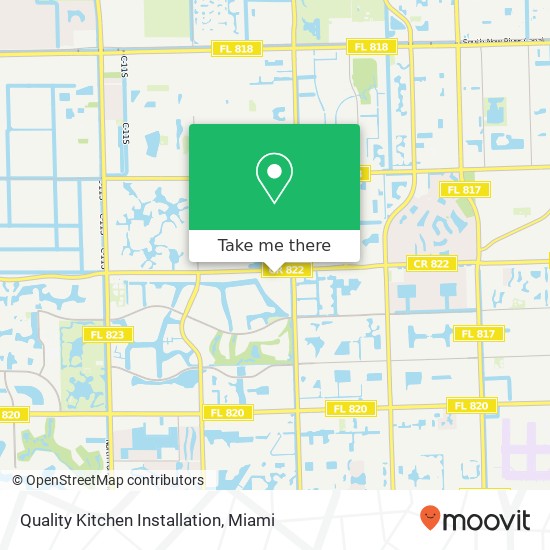 Quality Kitchen Installation map