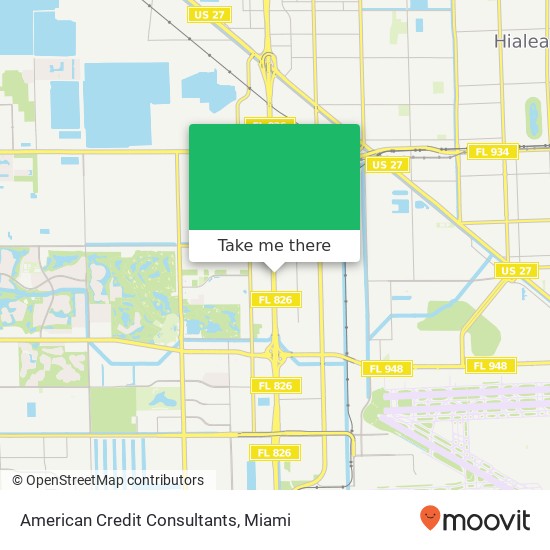 Mapa de American Credit Consultants